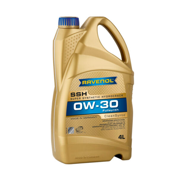 Моторно масло RAVENOL Super Synthetic Hydrocrack SSH 0W-30 4 л.