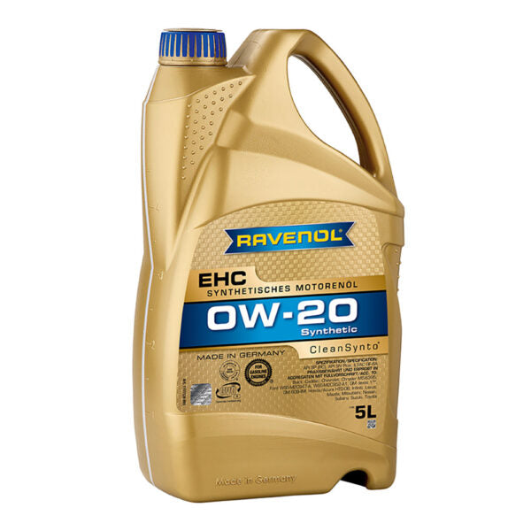 Моторно масло RAVENOL EHC 0W-20 5 л.